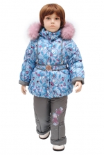 Комплект для девочки А 49-13 принт "цветы"